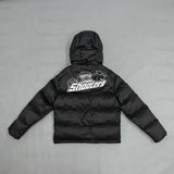 Trapstar Shooters Hooded Puffer Black/Reflective - Seven Souls 